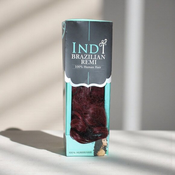 Bobbi Boss Other - Indi Brazilian Remi 100% Human Hair Super Curl Extension Deep Red Hue 18 Inches